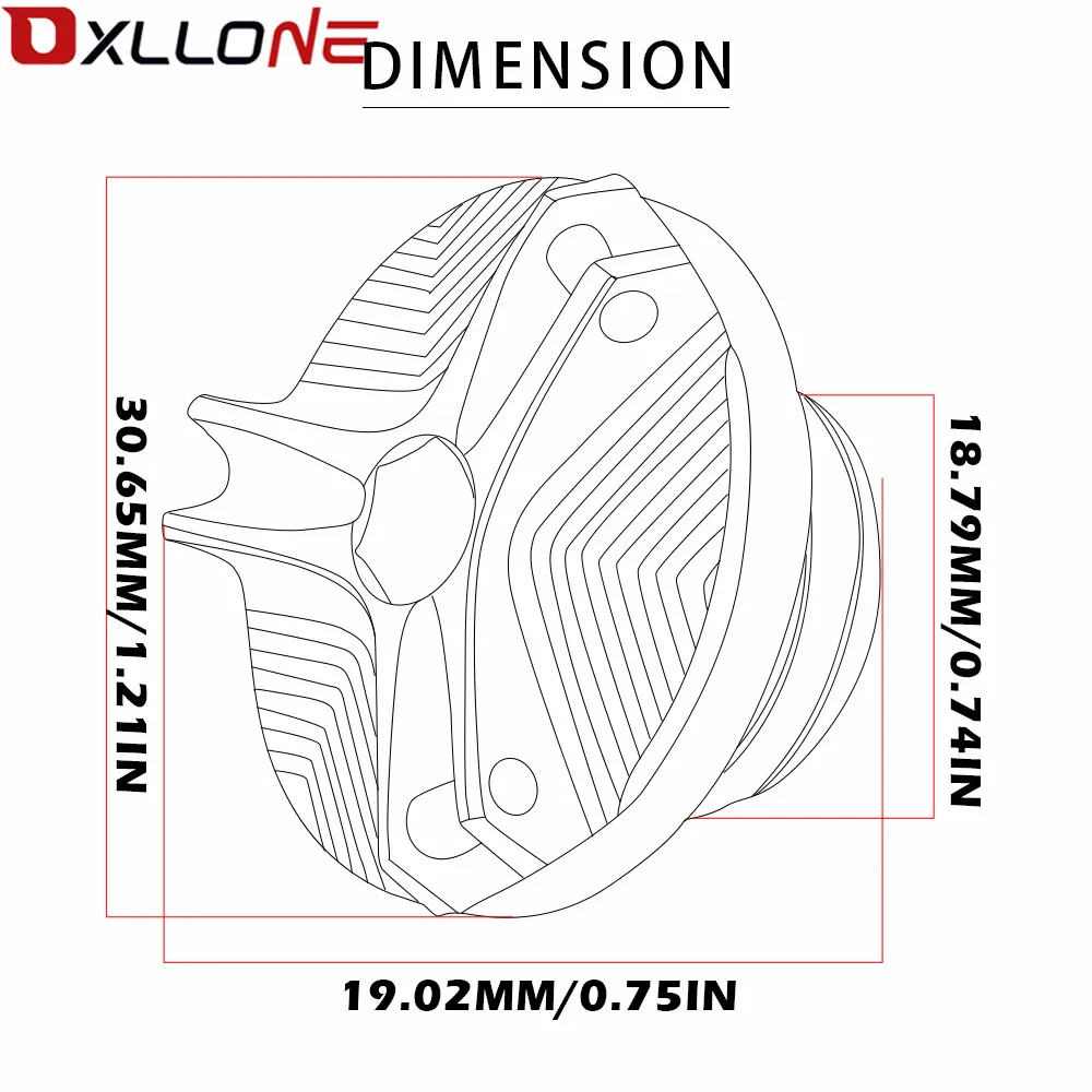 Мотоциклетные алюминиевые аксессуары cnc мотоцикл моторное масло чашки