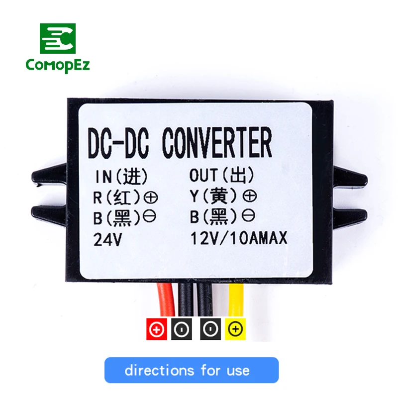 Понижающий преобразователь постоянного тока 24 В в 12 300 А 2 3 5 8 10 понижающий модуль