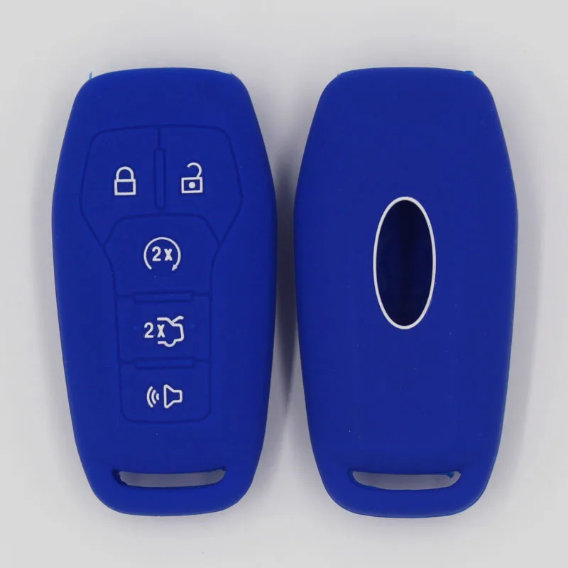 

10pcs Wholesale Key Case for Ford Taurus Edge F-series F150 F250 Silicone the Protection Remote Car Key Case Cover Multi-colour