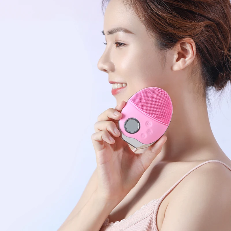 

Facial Cleansing Brush Ultrasonic Face Cleansing Brush Elactric Wireless Facial Brush Skin Face Massager Deep Cleaning Face Care