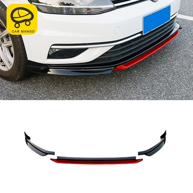 

CARMANGO для Volkswagen Golf 7 Golf 7,5 MK7 2013-2017 комплекты передних губ подбородка бампера кузова дефлектор спойлер сплиттер диффузор