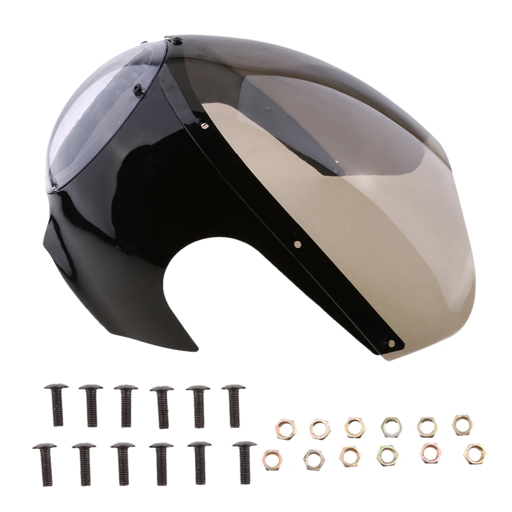 

Motorcycle Vintage Head Light Bolt On Headlight Protector Fairing
