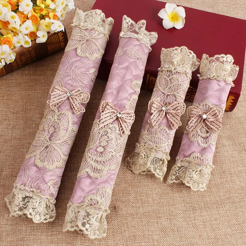 2019 Горячая продажа 2 шт чехлы на ручки холодильника Ручка дверцы Чехлы вышитые