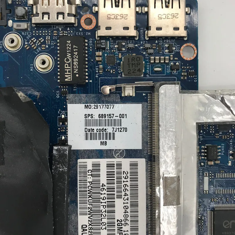 Бесплатная доставка материнской платы для ноутбука ENVY4 ENVY6 689157-001 689157-501 689157-601 A6-4455M