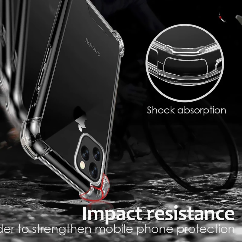 air cushion shockproof case for iphone 12 11 13 pro max xs max se 2020 xr x xs 8 7 5 6 plus case airbag silicone tpu phone cover free global shipping