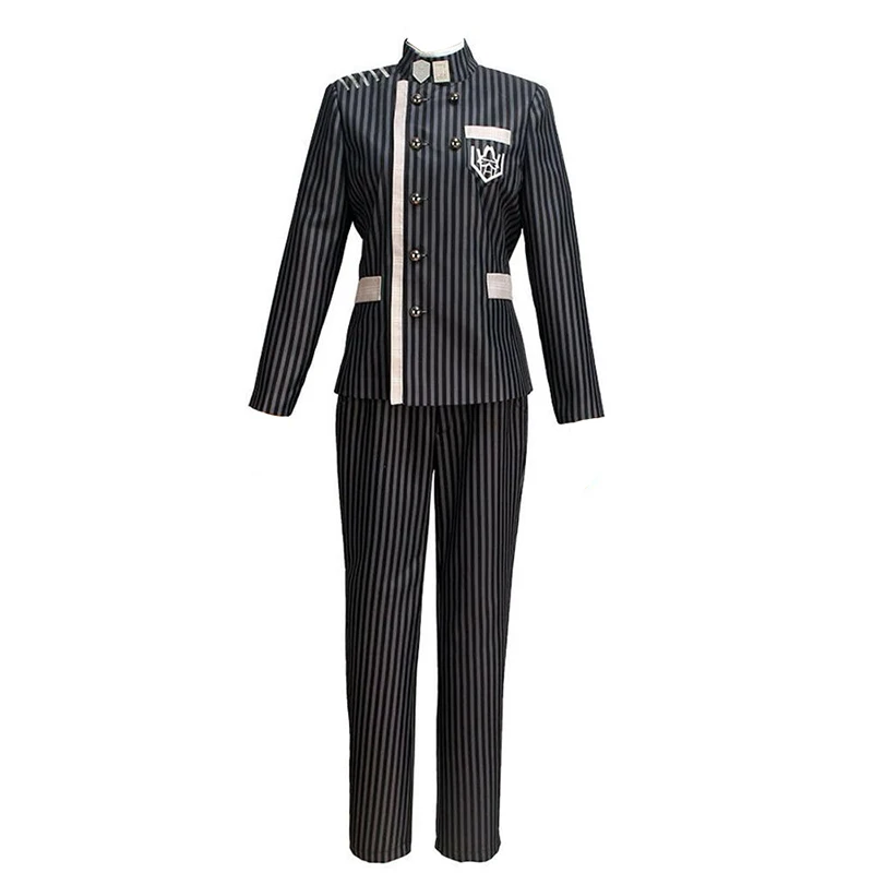 Game Danganronpa V3 Cosplay Saihara Shuichi Costume Shirt Coat Jackets Wigs Cos Super Detective Uniform Outfit For Men Halloween |