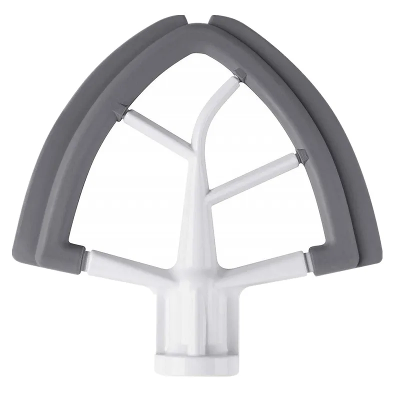 

Kitchen Tool Silicone Mixer Paddle Flex Edge Beater Blade with Scraper For Kitchenaid Tilt-Head 4.5-5QT