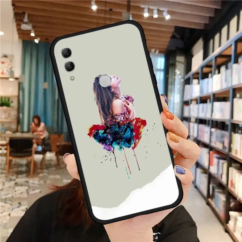 

Selena Gomez Singer Phone Case For Huawei Honor view 7a5.45inch 7c5.7inch 8x 8a 8c 9 9x 10 20 10i 20i lite pro