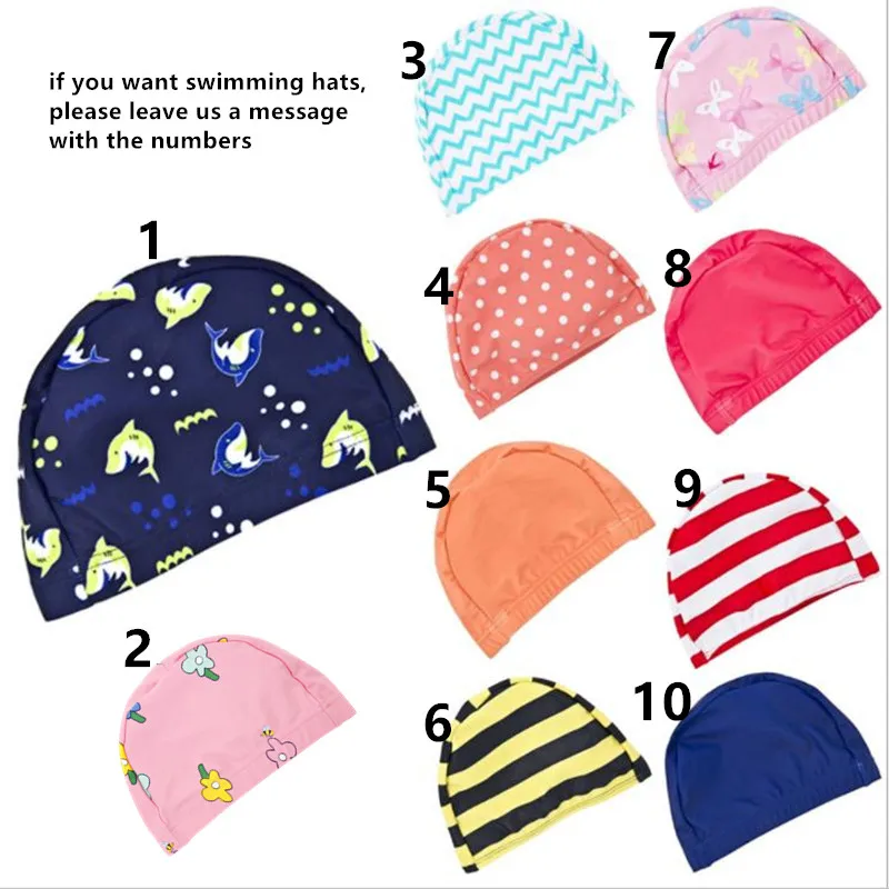 swimming hat Одежда для купания для маленьких девочек; купальный костюм с рисунком арбуза; пляжный купальник; бикини; Милый Летний цельный купальный костюм - Цвет: swimming hat