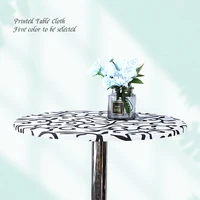 60708090100120150cm diameter round tablecloth cocktail table cloth coffee bar table cover wedding party table cover decor