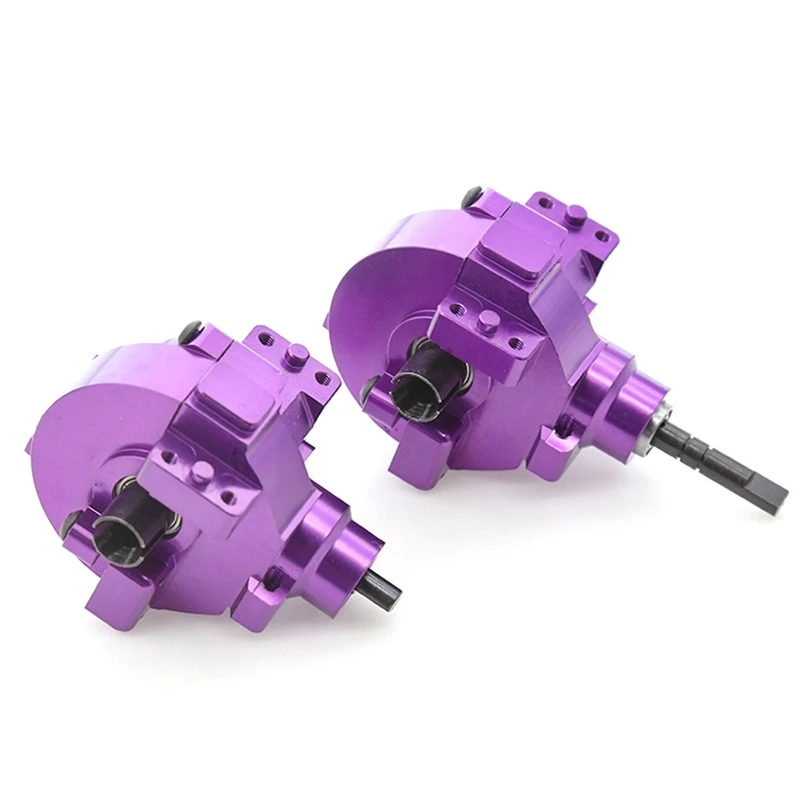 

Metal Front and Rear Gear Box Gearbox Assembly with Differential Gear for 1/10 HSP 94123 94103 94107 94111 RC Car