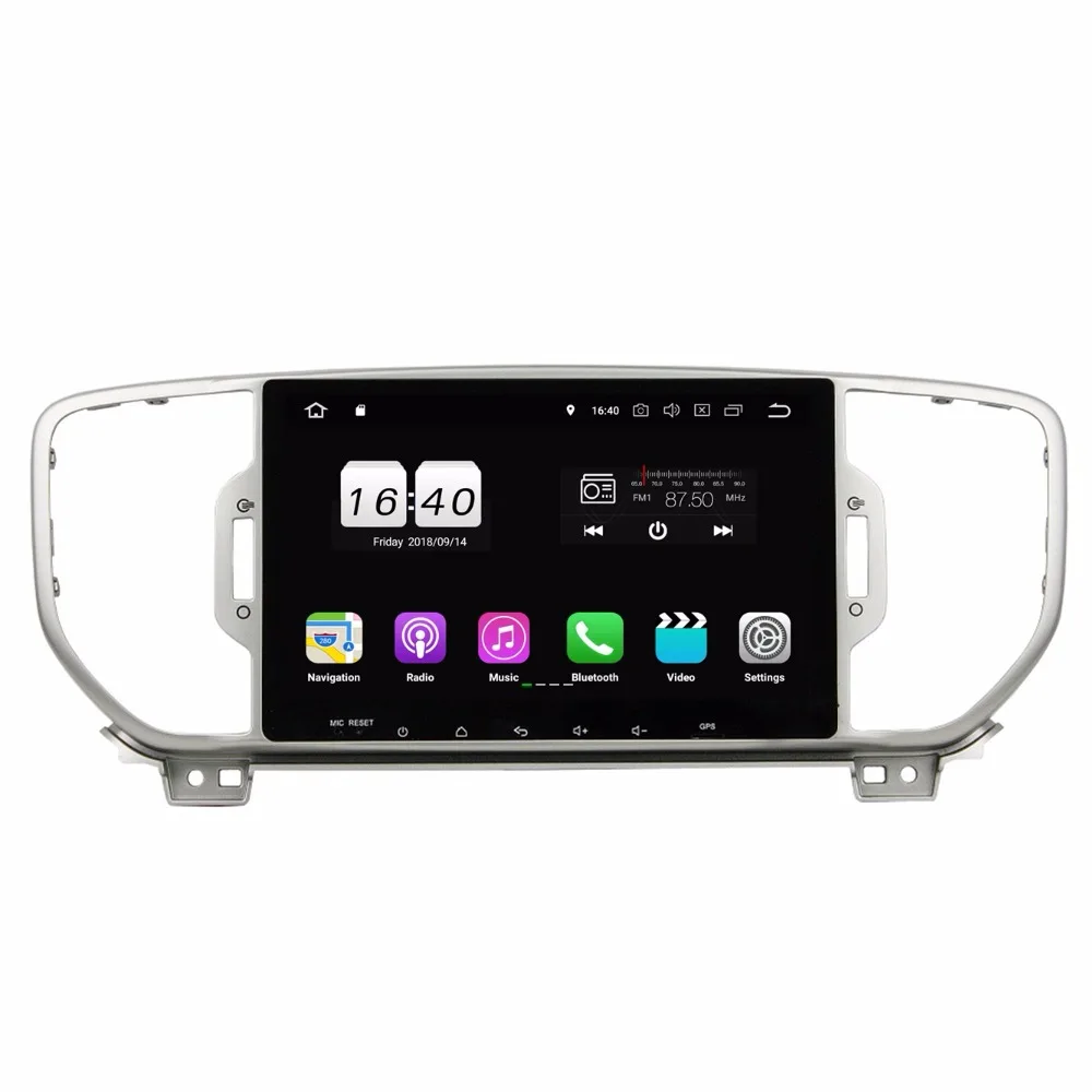 9 дюймовый IPS TDA7851 Android 8 1 2 Гб ОЗУ 16 ГБ 4 ядерный автомобильный радиоприемник Wi Fi GPS