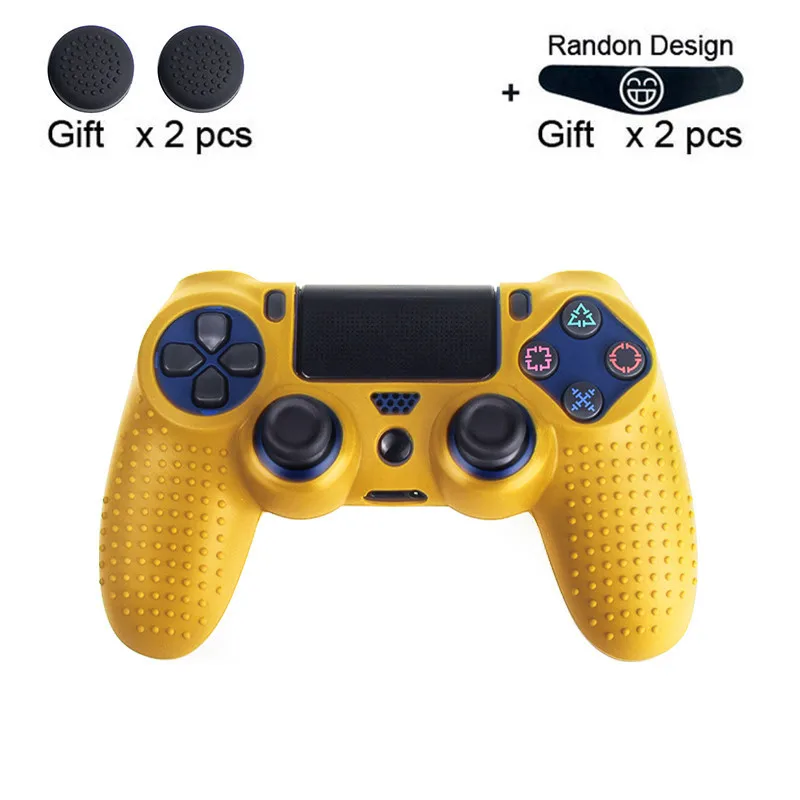 Данные лягушка камуфляж силиконовый резиновый гель кожа для sony PS4 Slim/Pro контроллер Обложка защитный чехол для PS4 беспроводной контроллер