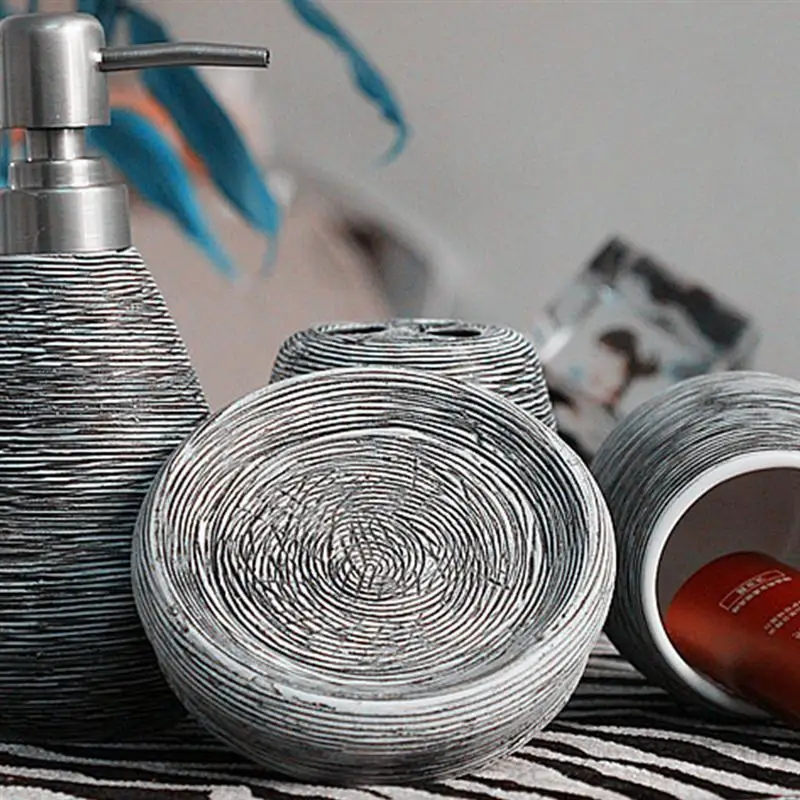 4 шт. набор керамических держателей для ванной комнаты|Наборы комплектующих