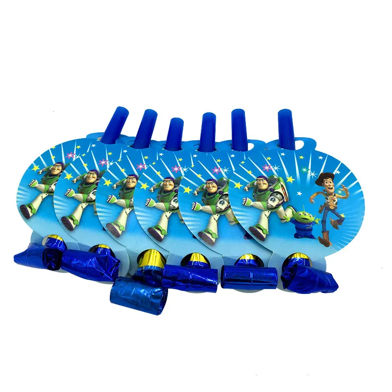 6 шт./лот История игрушек тема выбросы на день рождения вечерние украшения Шум