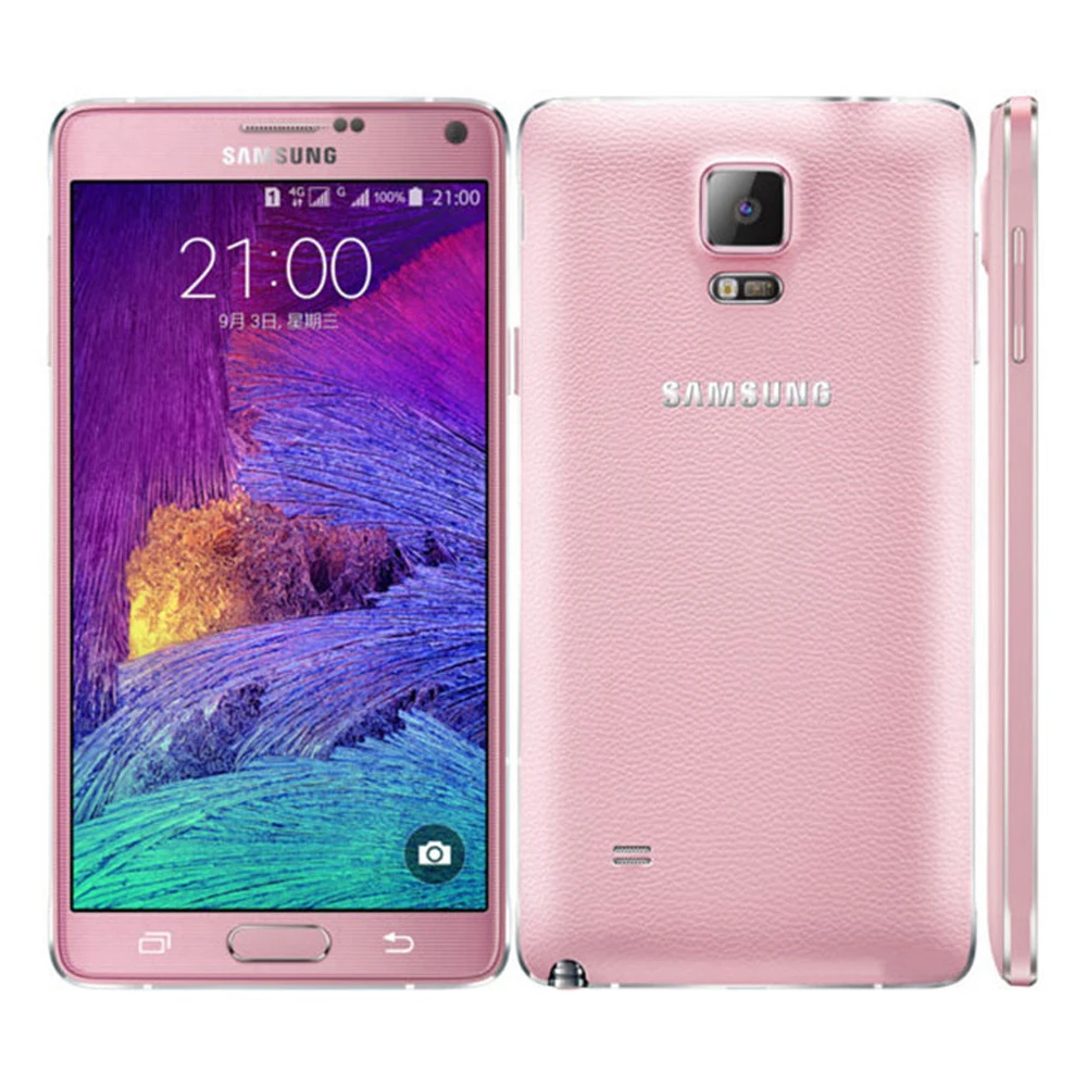 Оригинальный разблокированный Samsung Galaxy Note 4 N910A Android Note4 мобильный телефон