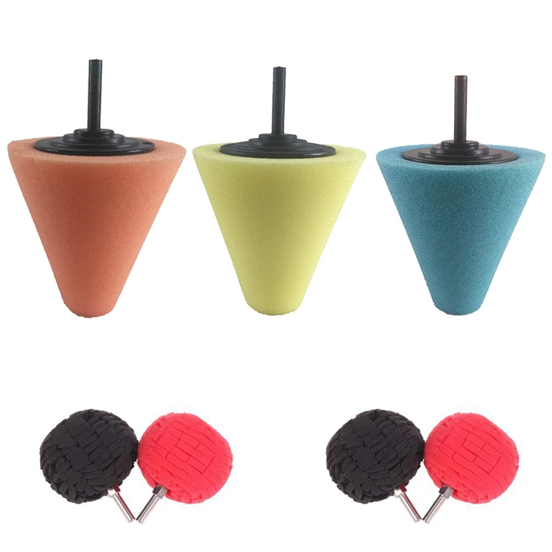 

Polishing Agent Polishing Sponge Sponge Polishing Pad Kit Conical Polishing Pad For Car Polishing Machine Hub