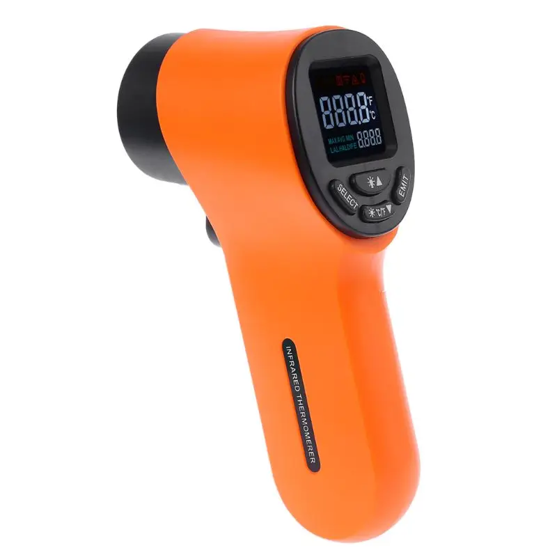 

LCD Digital Infrared Thermometer Gun Non-Contact Pyrometer Temperature Meter ℃ ℉