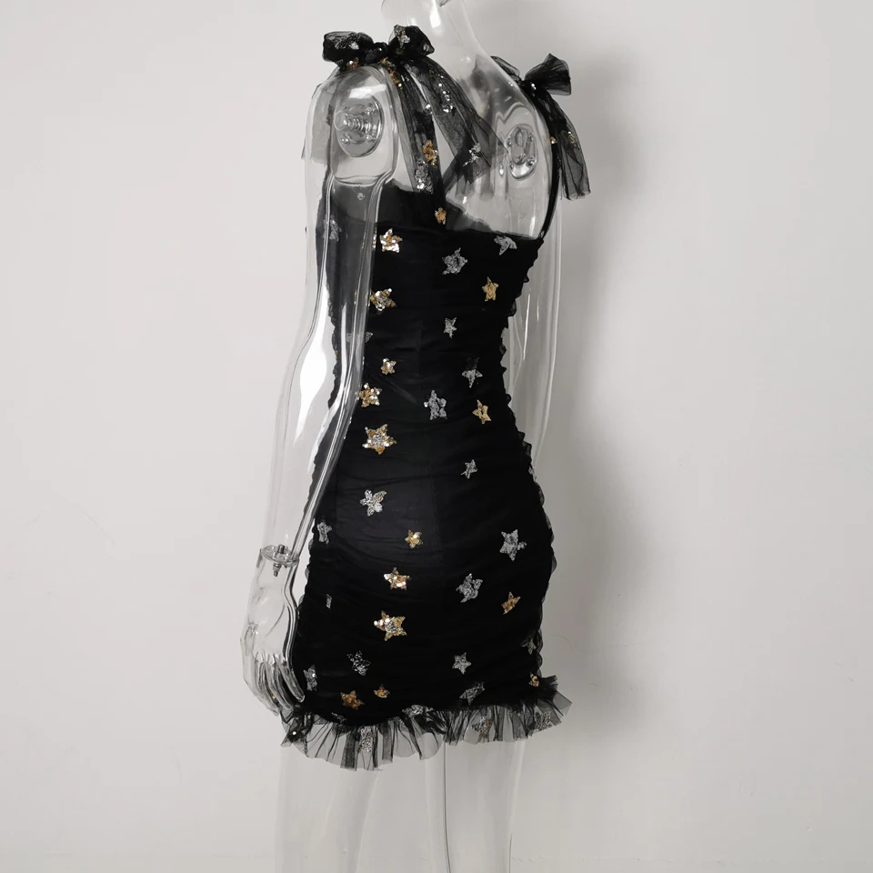 Женское платье JillPeri с бантом милое вечернее воротником лодочкой эластичное