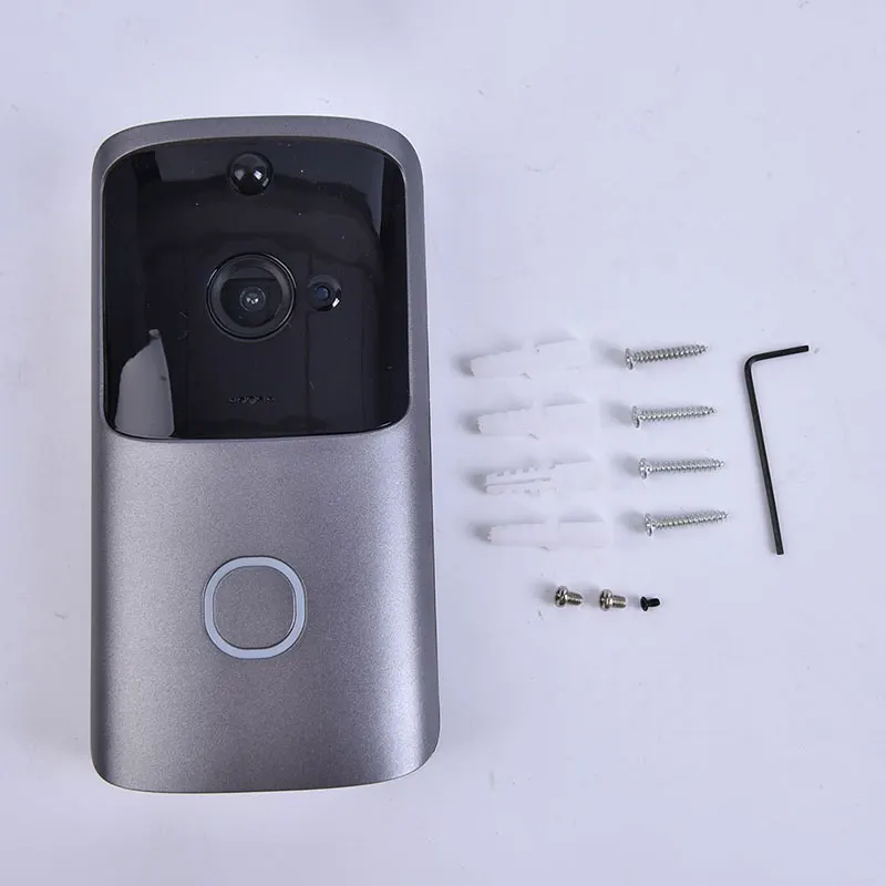 

Wireless WiFi Video Doorbell Smart Home Door Intercom Security 720P Camera Bell Peephole Camera Home Supplies Welcome Door Chime