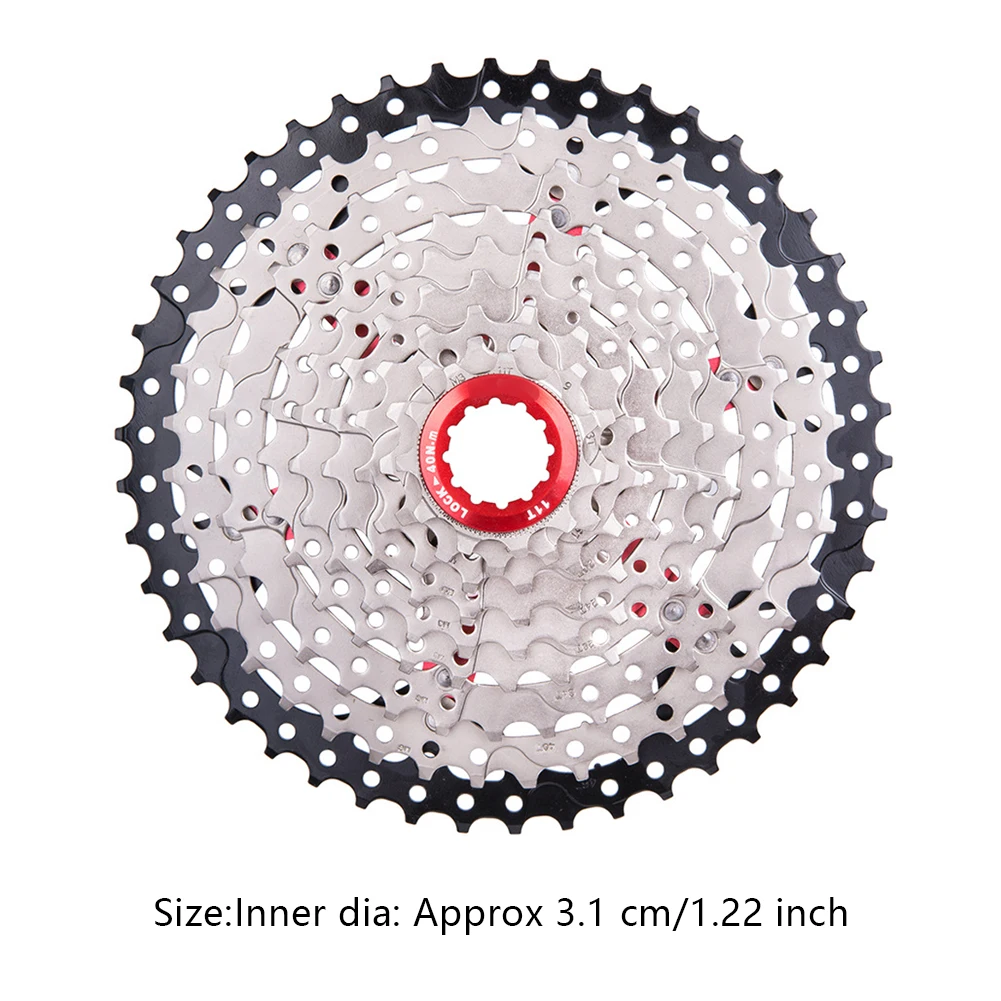 

9Speed Cassette Wide Ratio MTB 11-40T Bicycle Freewheel Sprocket Mountain Bike Accessories Mountain Bicycle Freewheel Sprocket