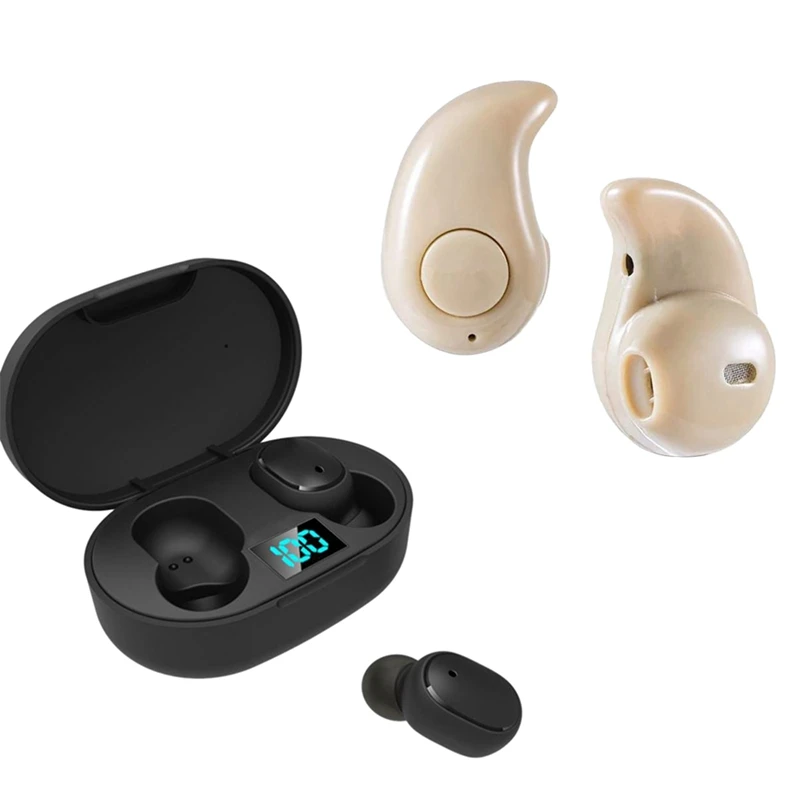 

Наушники-вкладыши Bluetooth, наушники-вкладыши, невидимые наушники с умным цифровым дисплеем E6S, TWS Bluetooth-гарнитура