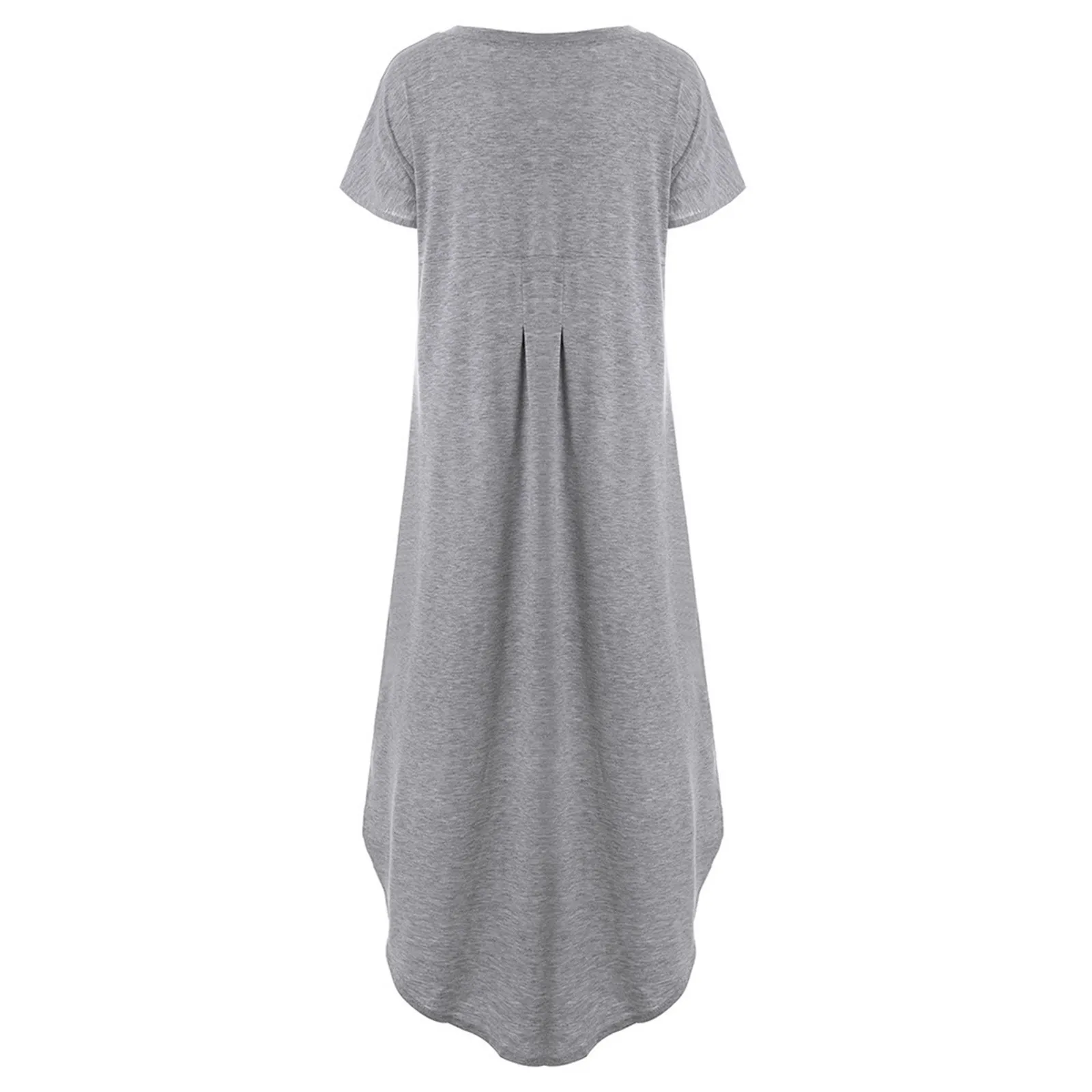 

Women's Bohemian Casual Dress Summer Dress Beach Solid Color Dress Elegant Vestido Plus Size vestir R5