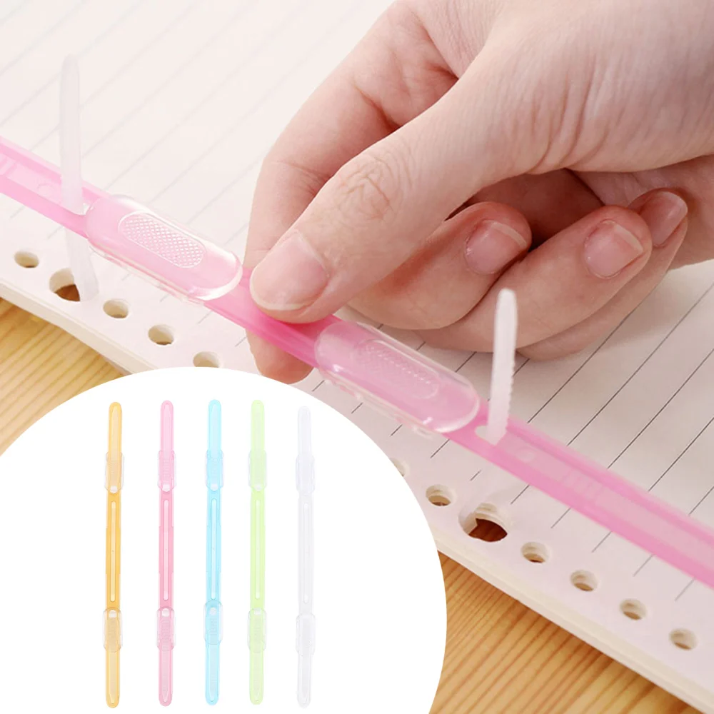 

1 Set/5pcs 80mm Pitch-row Binder Clip Paper Fasten Bookbinding Clips