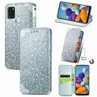 Магнитные кожаные флип-Чехлы для Samsung Galaxy A51 A71 A50 A70 A52 A72 A32 A30 A21S A20 A11 A10, чехол-Бумажник для телефона, чехлы