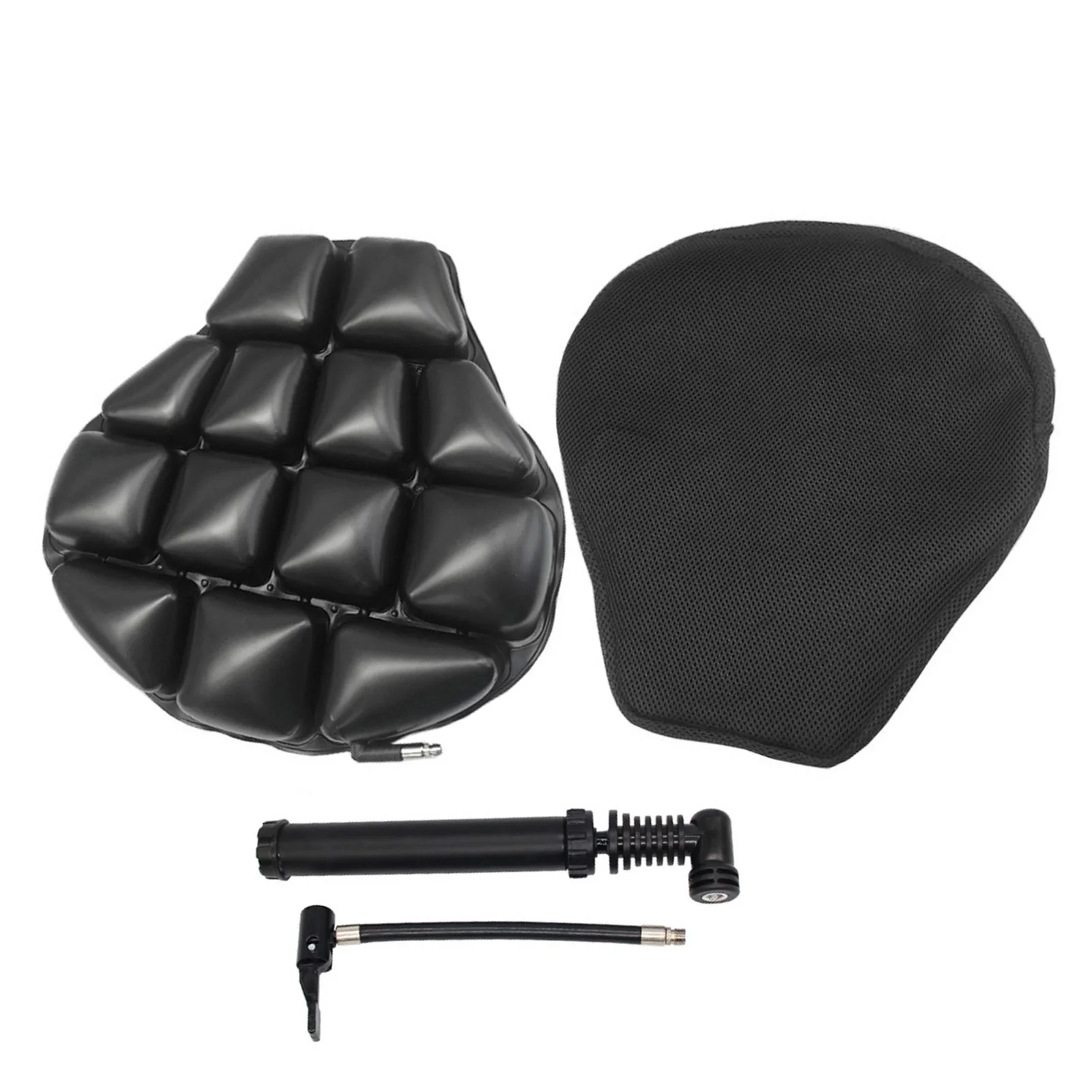 

Motorcycle Air Seat Cushion Pressure Relief Ride Seat Cushion TPU Iatable Seat Pad For Cruiser Touring Saddles 30*31/36*38cm