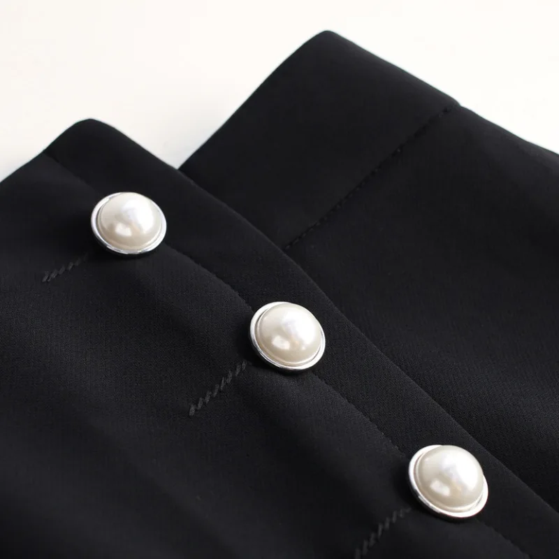 

2021 Spring New Korean High Waist Slim Sexy Bag Hip Skirt Simple Black Elegant All-match Women A-line Long Skirt Free Shipping
