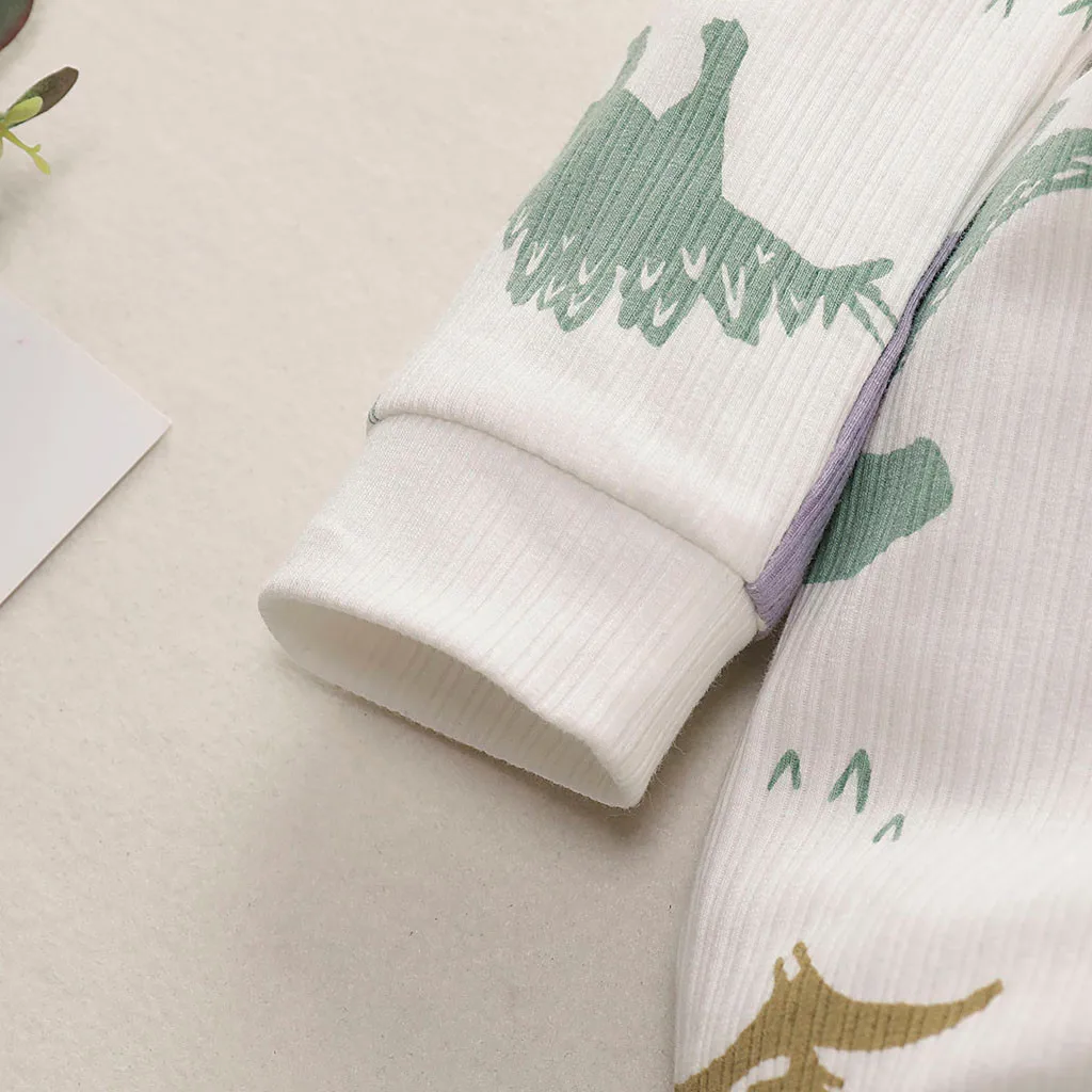 

JAYCOSIN Newborn Infant Baby Girl Boy Cartoon Dinosaur Romper Jumpsuit Playsuit Outfits Baby Boy Clothes Set Girl