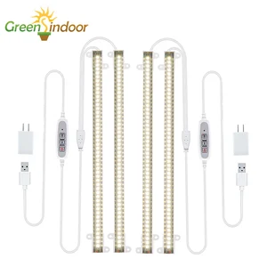 Phytolamp для растений 3200K светодиодный Grow светильник таймер полный спектр Фито лампа полосы для внутреннего семена орхидей цветы рассады бары