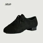 Топ танцевальная обувь для латинских танцев Современная Мужская обувь из воловьей кожи с двухточечной подошвой, ткань Оксфорд, сетчатый узор, Аутентичные носки, сумка в подарок BD326, дышащая обувь