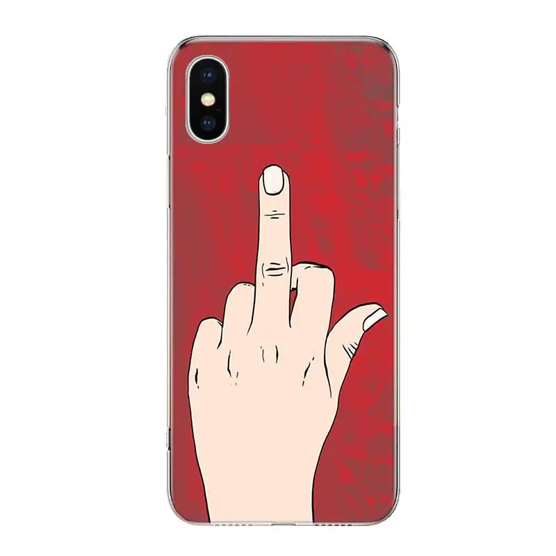 TW116-5 Dont Touch My Phone Чехол для телефона для iPhone 11 Pro 7 6X8 6S Plus XS MAX+ XR 5S SE 10 Ten Art TPU Coque Capa Shell - Цвет: TW116-5
