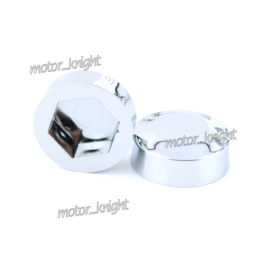 Хром ABS передняя вилка опускание тройной дерево верхний зажим Крышка для Honda 2003 2009