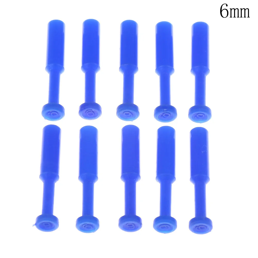

High Qulity 10pcs 6/8/10/12MM Tool Accessories Blue Nylon Pneumatic Blanking Plug Hose Tube Push Fit Connector Air Line