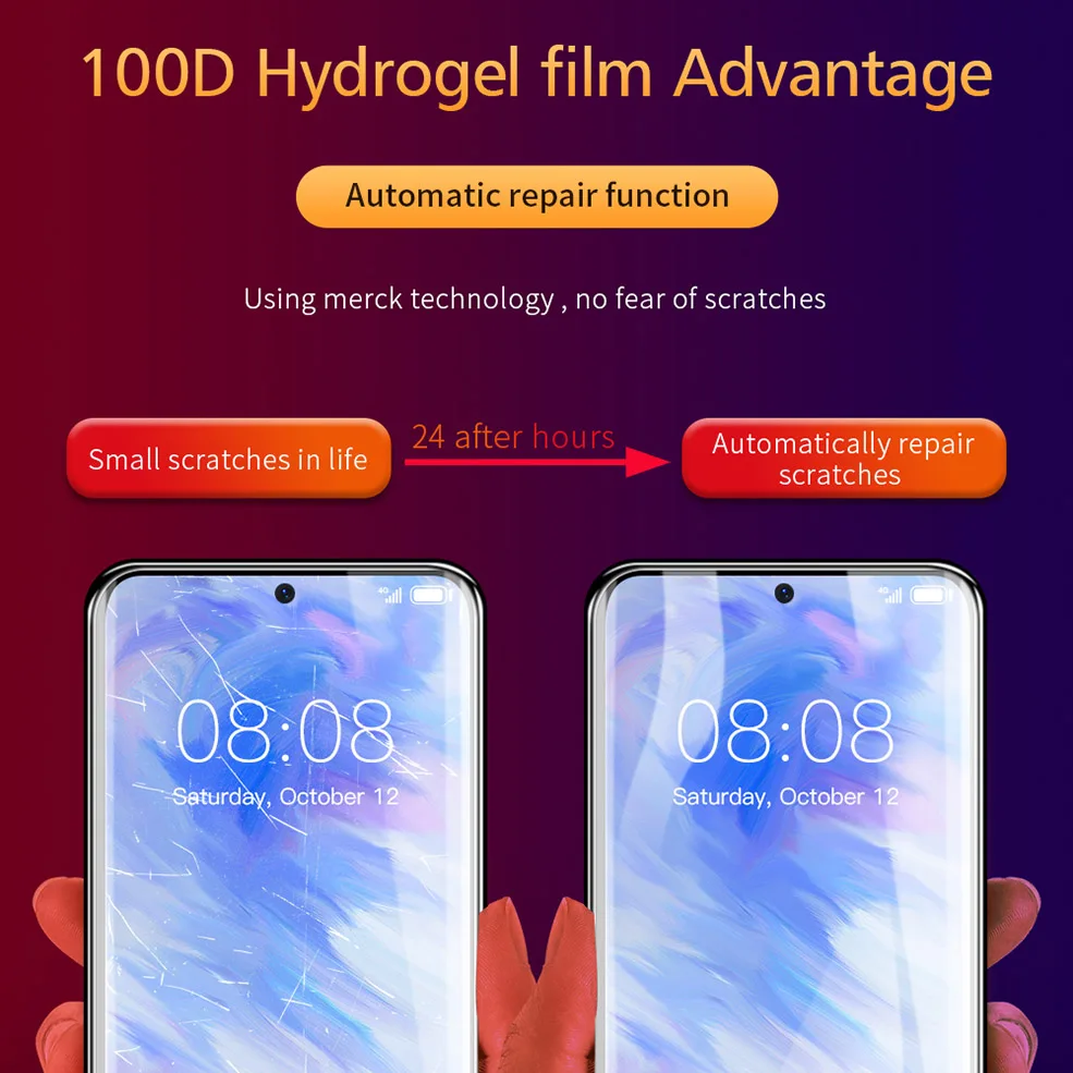 Гидрогелевая пленка стекло на самсунг с 20 плюс с10 защитное для Samsung Galaxy S10 S20 Plus Ultra