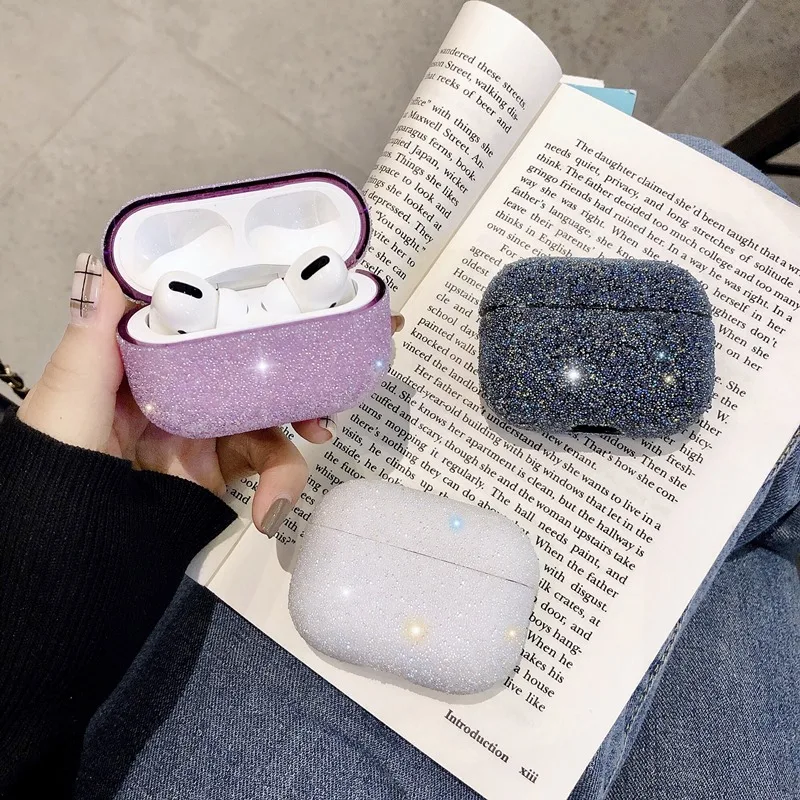 Беспроводной Bluetooth чехол для Airpods Pro airpod Apple Air Pods 1 2 3 чехлы с кристаллами и
