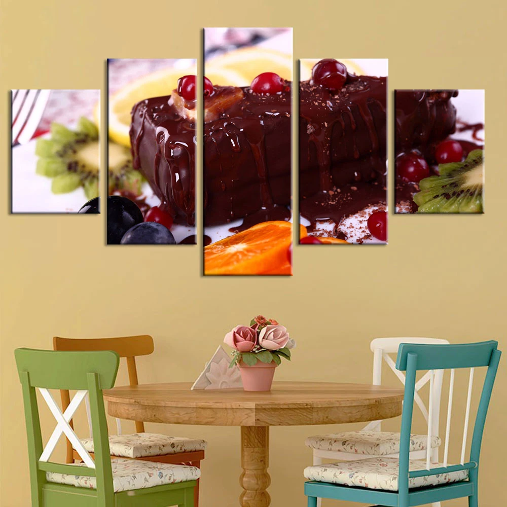 Модульные картины HD принты холст картина 5 шт. мисое еда домашний декор ресторан