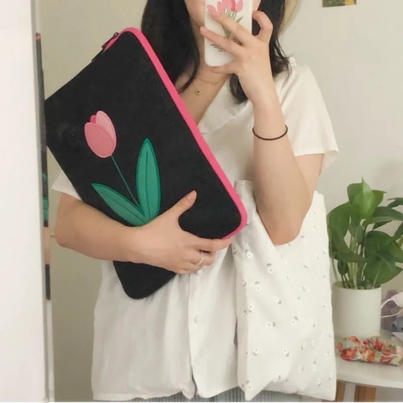 Чехол Тюльпан для ноутбука и планшета 13 дюймов Mac Ipad Pro 9 7 10 8 11 14 5 15 | Компьютеры