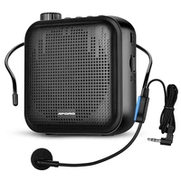 portable voice amplifier megaphone mini audio speaker with microphone rechargeable ultralight loudspeaker office for teachers
