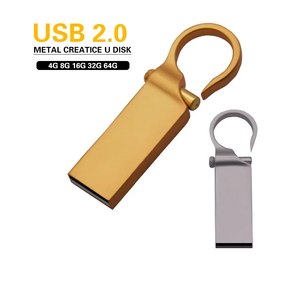 Металлический USB флеш-накопитель высокого качества 64 ГБ 128 Usb 2 0 32 карта памяти 4 8 16