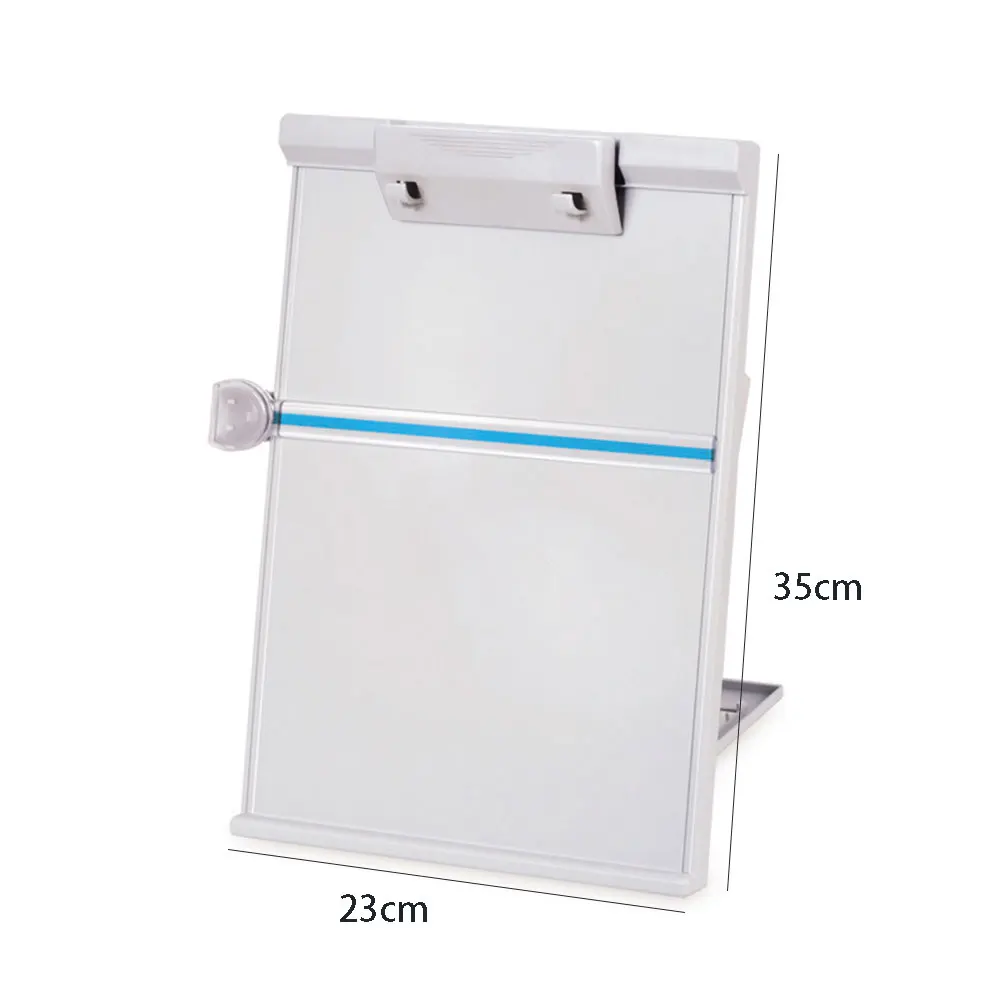Портативный пластиковый регулируемый держатель для документов чтения книг
