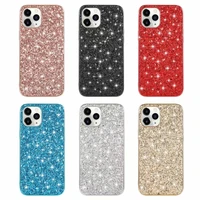 for iphone 12 12promax 12pro mobile phone shiny silicone sequin glitter case for iphone 11 11promax 8plus phone case back