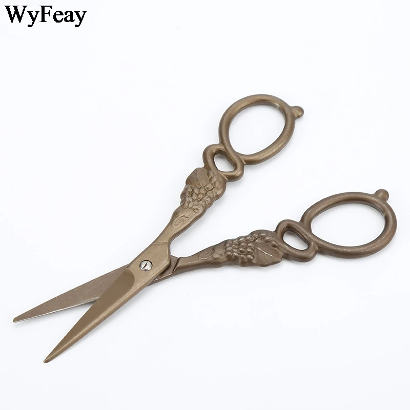 Ретро инновационные Zakka Нержавеющая Сталь Европейская ВЫШИВКА ВИНТАЖНЫЕ ножницы