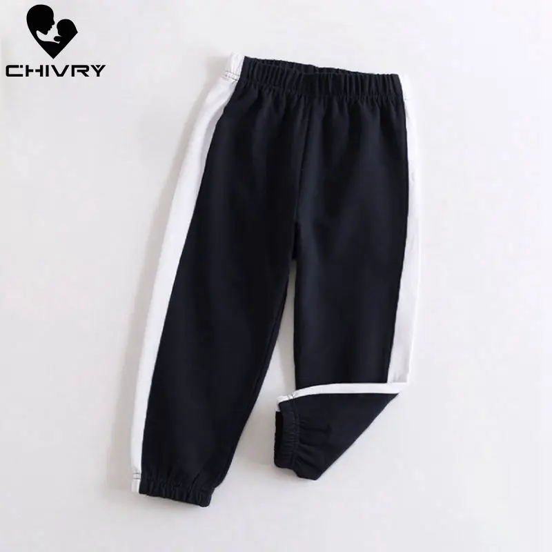 Chivry весенне-осенние спортивные длинные брюки для мальчиков детские модные