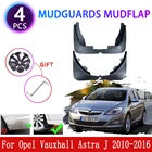 Брызговики для Opel Vauxhall Astra J 2010 2011 2012 2013 2014 2015 2016, брызговики, аксессуары из АБС-пластика