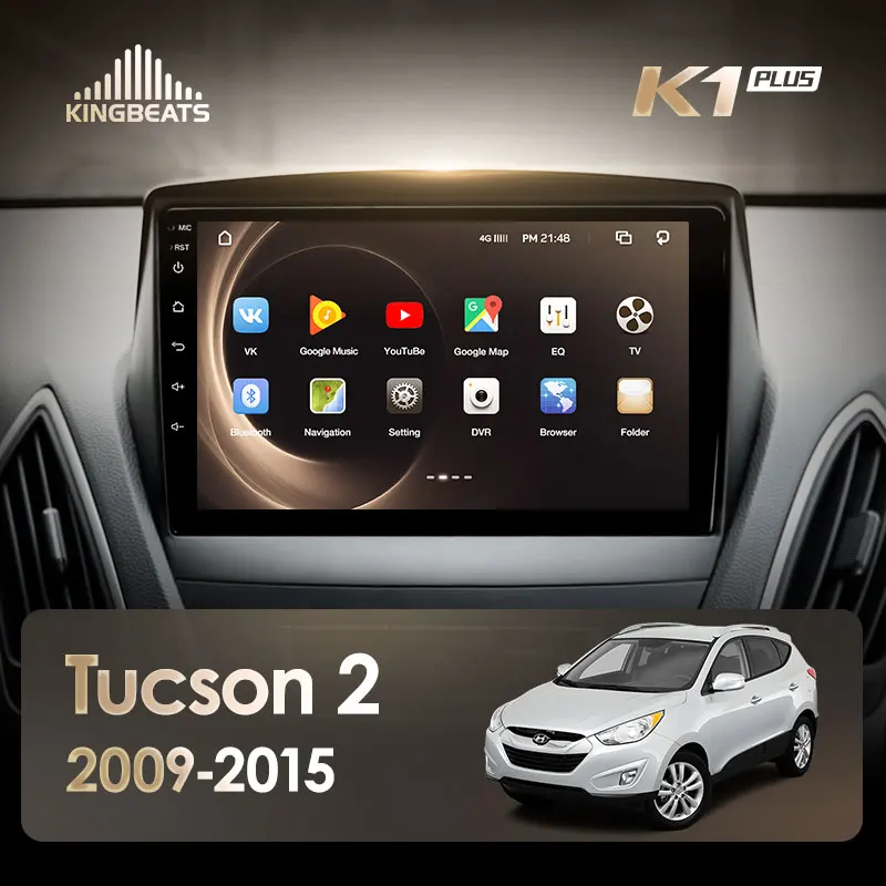 KingBeats штатное головное устройство for Hyundai Tucson 2 LM IX35 2009- GPS Android 8.1 автомагнитола на андроид магнитола для Хендай Туксон 2 LM автомобильная мультимедиа Octa Core 8 core*1.8G DDR4 2G ROM 32G RAM