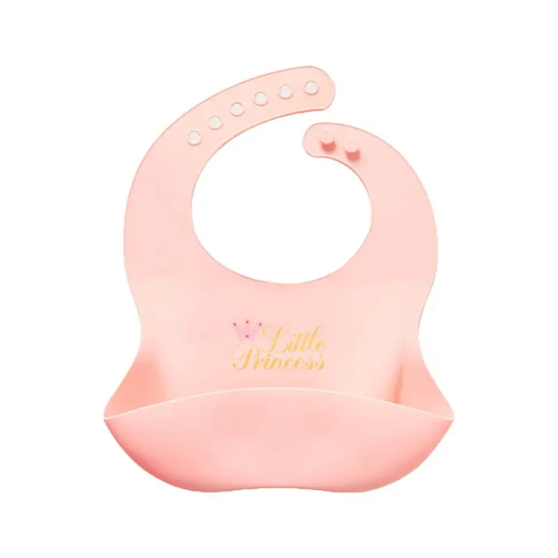 

Baby Newborn Cartoon Bibs Waterproof Food Grade Silicone Feeding Saliva Towel
